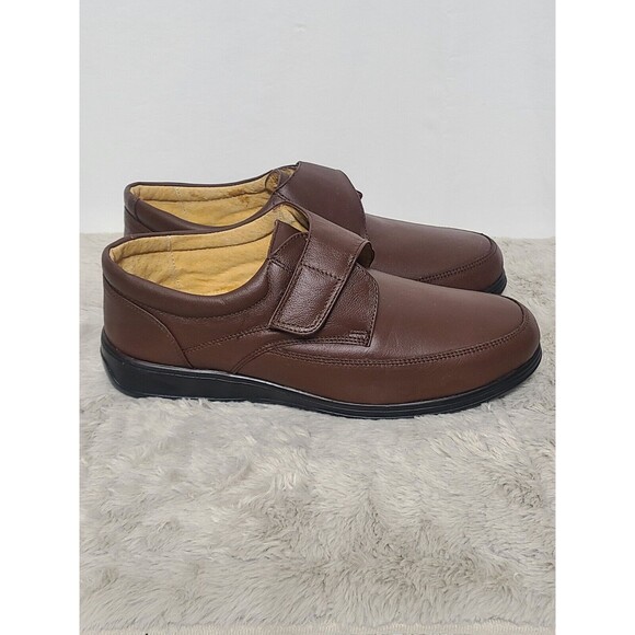 EZMART FIT Brown  Dress Shoes Skid Resistant Adjustable Strap 12.5 Inches main image 5